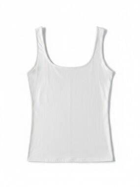 Zara White Scoop Neck Tank Top - Women